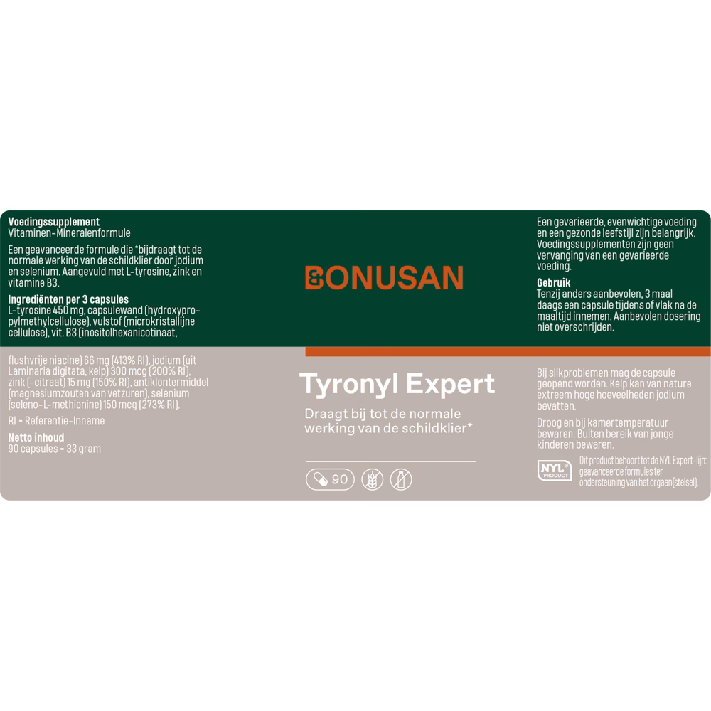 Tyronyl Expert - 90 capsules Bonusan - Afbeelding 2