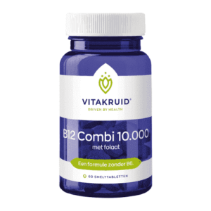 B12 Combi 10.000 met folaat 60 tabs Vitakruid