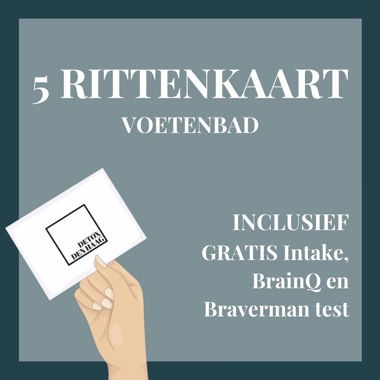 5-rittenkaart + GRATIS intake