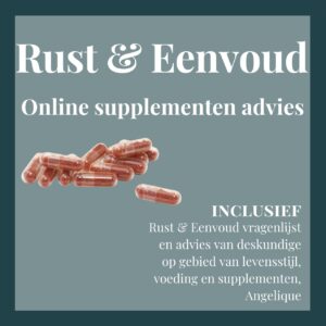Rust & Eenvoud - Online supplementen advies
