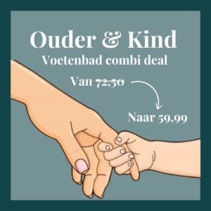 Ouder & Kind voetenbad combi deal