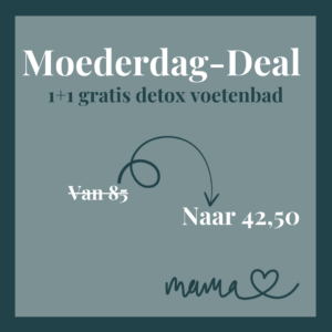 Moederdag-deal - 1+1 gratis detox voetenbad
