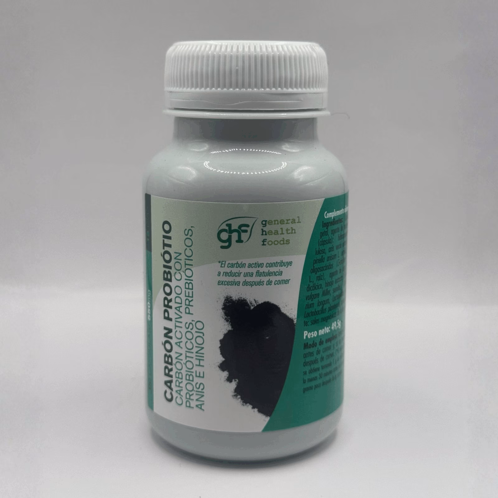 Actieve kool met probiotica - 90 capsules