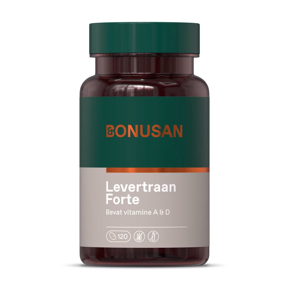 Levertraan Forte - 120 capsules Bonusan